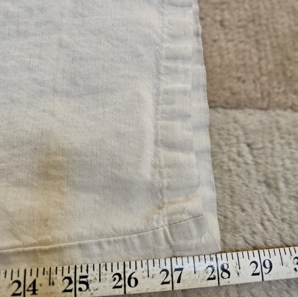 Just Living Casual Cream Wide Leg Pants - Picture 6 of 6